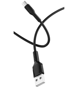 Кабель USB - Type-C 3.0A (силикон черный) GoPower GP21T 00-00028374