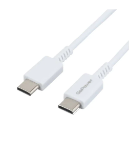 Кабель Type-C - Type-C (белый) GoPower GP20TT 00-00022803