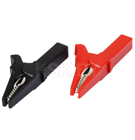 Зажим "крокодил" для тестера 15А 53 мм гнездо banana REXANT 16-0033 (16-0033) 