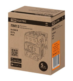 Пускатель электромагнитный ПМ12-040150 У3В 110В 1з TDM SQ0714-0071