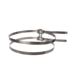 Держатель хомут сдвоенный Ø80-500 мм для изоляционной штанги, М8, термодиффузия TDM SQ2402-3165
