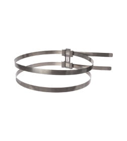Держатель хомут сдвоенный Ø80-500 мм для изоляционной штанги, М8, термодиффузия TDM SQ2402-3165