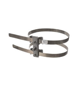 Держатель хомут сдвоенный Ø80-300 мм для изоляционной штанги, М16, термодиффузия TDM SQ2402-3161