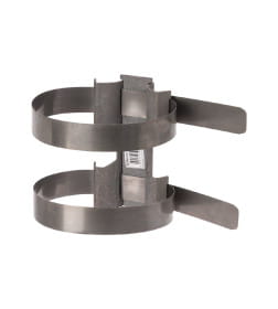 Держатель хомут сдвоенный Ø80-150 мм для изоляционной штанги, М8, термодиффузия TDM SQ2402-3163