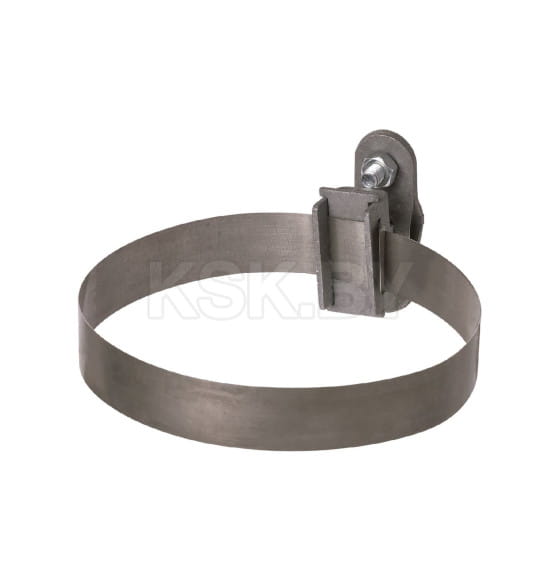 Держатель хомут Ø10-160 мм нержавеющая сталь, для прута Ø6-10 мм, стальной зажим термодиффузия TDM SQ2402-3186 (SQ2402-3186) 