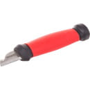 Нож монтажника, нержавеющая сталь, двухсторонняя заточка, лезвие 33 мм REXANT 12-4931 (12-4931) 