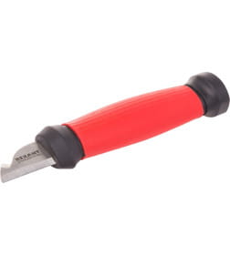 Нож монтажника, нержавеющая сталь, двухсторонняя заточка, лезвие 33 мм REXANT 12-4931