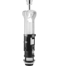 Клапан сливной с хром-ой кнопкой двойного смыва, под отверстия в крышке унитаза d 40 мм Aquant