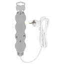 Удлинитель 3 гнезда, 2 м, с/з, с выключателем, с з/ш, ПВС 3х1 мм2, 16 А, 250 В, 3500 Вт TDM "Люкс" SQ1303-4040 (SQ1303-4040) 