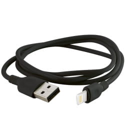 Дата-кабель USB - Lightning, 1 м (черный) TDM ДК 3 SQ1810-0303