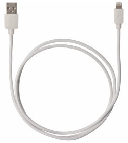 Дата-кабель USB - Lightning, 1 м (белый) TDM ДК 6 SQ1810-0306