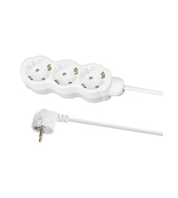 Удлинитель 3 гнезда, 10 м, с/з, с з/ш, ПВС 3х1 мм2, 16 А, 250 В, 3500 Вт TDM "Люкс" SQ1303-4029