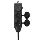 Удлинитель-шнур силовой на рамке 3 гнезда, 10 м, с/з, 4000 Вт, каучук, КГ, IP44 TDM Народный SQ1307-0246 (SQ1307-0246) 