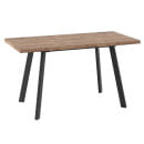 Стол BORG-110, раздвижной 110(142)х70, Дуб Веллингтон/Чёрный (120044) 