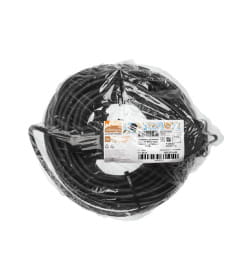 Удлинитель-шнур силовой 3 гнезда, 50 м, с/з, каучук, КГ, 4000 Вт, IP44 TDM Народный SQ1307-0250