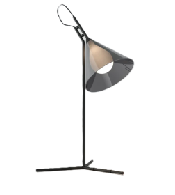 Настольный светильник со стеклянным плафоном 01186/1 черный Eurosvet