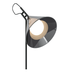 Настольный светильник со стеклянным плафоном 01186/1 черный Eurosvet