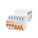 Выключатель автоматический с механической блокировкой (байпас) ВА47-29Б 3Р+3Р 10А 4,5кА х-ка C TDM SQ0206-0417 (SQ0206-0417) 