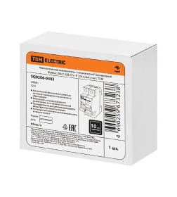 Выключатель автоматический с механической блокировкой (байпас) ВА47-29Б 1Р+1Р 32А 4,5кА х-ка C TDM SQ0206-0403