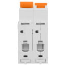 Выключатель автоматический с механической блокировкой (байпас) ВА47-29Б 1Р+1Р 16А 4,5кА х-ка C TDM SQ0206-0400 (SQ0206-0400) 