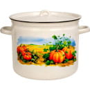 Кастрюля эмалированная 9,0 л "Осенний вайб" С-1621/4ЖмЭК Лысьвенский завод (С-1621/4ЖмЭК) 