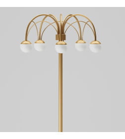 Напольный светодиодный светильник с регулировкой цветовой температуры 90194 золото Eurosvet