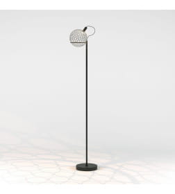 Напольный светодиодный светильник с металлическим плафоном 80492/1 черный Eurosvet