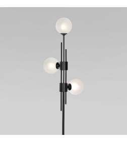 Напольный светильник со стеклянными плафонами 01383/3 черный Eurosvet