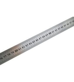 Линейка металлическая плоская 1000 мм VIRA 100022