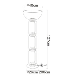 Торшер Divinare TRUMPET 1242/06 PN-30