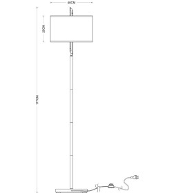 Торшер Arte Lamp JULIETTA A5037PN-2CC
