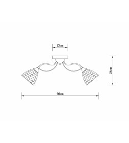 Люстра потолочная Arte Lamp LILY A4366PL-5BK