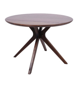 Стол ОКСФОРД, d1100*760, дуб натуральный/покрытие рич