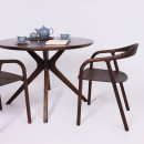 Стол ОКСФОРД, d1100*760, дуб натуральный/покрытие рич (107498) 