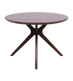 Стол ОКСФОРД, d1100*760, дуб натуральный/покрытие рич