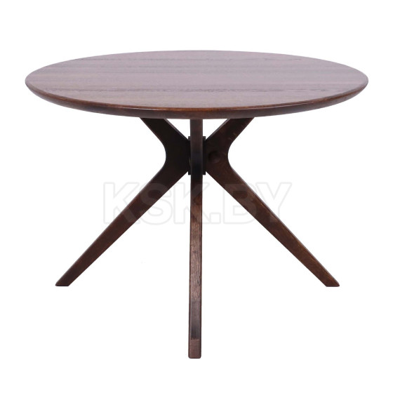 Стол ОКСФОРД, d1100*760, дуб натуральный/покрытие рич (107498) 