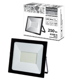 Прожектор светодиодный СДО-04-250Н 250 Вт, 6500 К, IP65, черный, TDM Народный SQ0336-0286