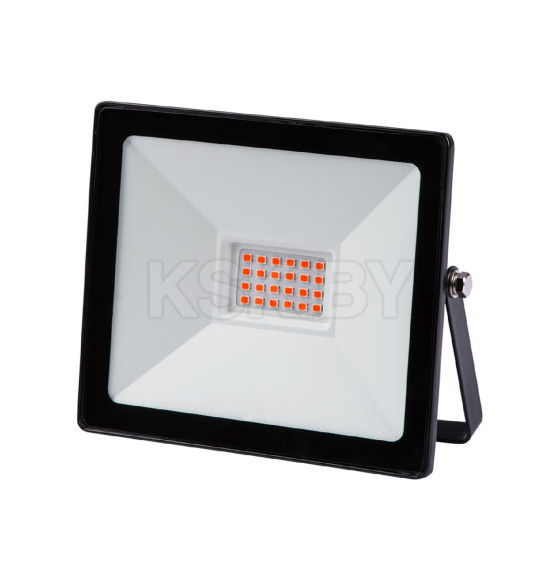 Прожектор светодиодный СДО-04-030Н-К (красный свет) 30 Вт, IP65, черный, TDM Народный SQ0336-0222 (SQ0336-0222) 