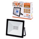 Прожектор светодиодный СДО-04-030Н-С (синий свет) 30 Вт, IP65, черный, TDM Народный SQ0336-0230 (SQ0336-0230) 