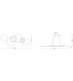 Люстра подвесная Arte Lamp STARDUST A2452SP-100PB