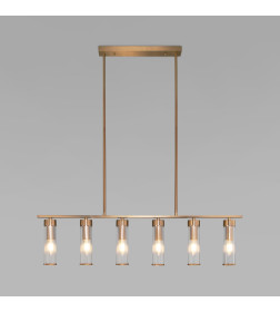 Потолочный светильник со стеклянными плафонами Smart 60166 латунь Smart Eurosvet