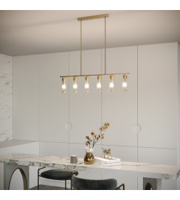 Потолочный светильник со стеклянными плафонами Smart 60166 латунь Smart Eurosvet