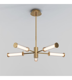 Потолочный светодиодный светильник 50386/5 LED латунь Eurosvet