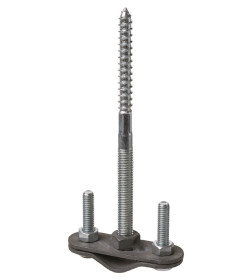 Крепление молниеприемника к стене с дюбелем длина 100 мм, Ø16-20 мм TDM SQ2401-3142