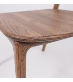 Стул МИЛИНА, дуб натуральный/покрытие терра