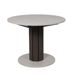 Стол раздвижной на опоре ONTARIO 1000(1300)*760*1000 (сосна каньон/коричневый)