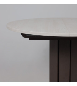 Стол раздвижной на опоре ONTARIO 1000(1300)*760*1000 (сосна каньон/коричневый)