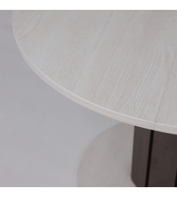 Стол раздвижной на опоре ONTARIO 1000(1300)*760*1000 (сосна каньон/коричневый)