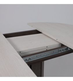 Стол раздвижной на опоре ONTARIO 1000(1300)*760*1000 (сосна каньон/коричневый)