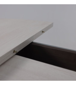 Стол раздвижной на опоре ONTARIO 1000(1300)*760*1000 (сосна каньон/коричневый)